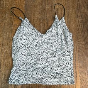 leopard print cami top